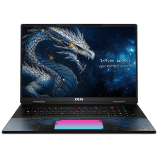 Ноутбук MSI Titan 18 HX Dragon Edition Draco Epic A2WJ-1430RUY Intel Core Ultra 9 290HX Plus/64Gb (2*32 D5)/SSD4Tb/RTX5090 24Gb (175W)/18