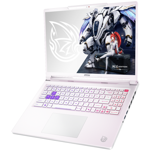 Ноутбук MSI Crosshair A16 HX MLG Edition E8WFK-090XRUY AMD Ryzen 9 8940HX/16Gb (2*8 D5)/SSD1Tb/RTX5060 8Gb (115W)/16"/IPS/WQXGA/2560x1600/240Hz/NoOS/RJ-45/White/2.3kg