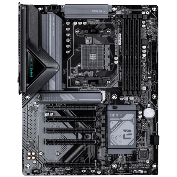 Материнская плата Gigabyte B550 X EAGLE WIFI6E B550, AM4, 4*DDR4, 1*PCIEx16, 4*PCIEx1, 2*M.2, 1*TypeC, 1*USB3.2Gen2, 3*USB3.2Gen1, 4*USB2.0, 6*SATA3.0, 2.5G, HDMI, ATX, RTL