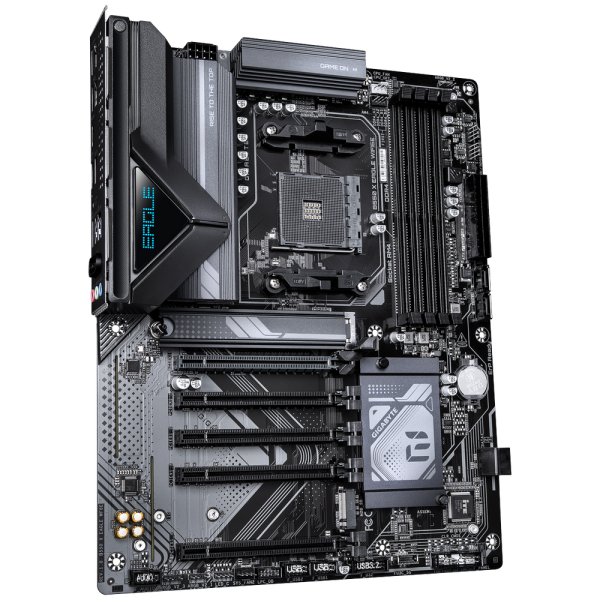 Материнская плата Gigabyte B550 X EAGLE WIFI6E B550, AM4, 4*DDR4, 1*PCIEx16, 4*PCIEx1, 2*M.2, 1*TypeC, 1*USB3.2Gen2, 3*USB3.2Gen1, 4*USB2.0, 6*SATA3.0, 2.5G, HDMI, ATX, RTL