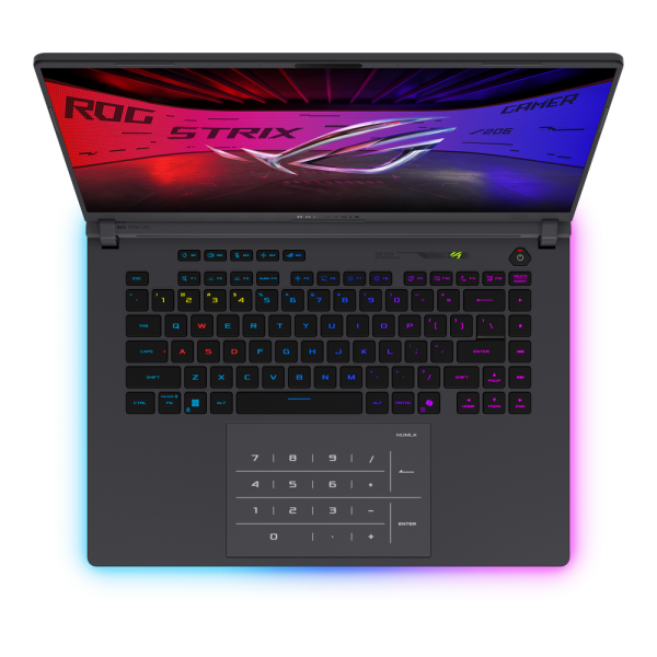 Ноутбук ASUS ROG Strix G16 G615LR-S5328 Intel Core Ultra 9 275HX/32Gb (2*16 D5)/SSD1Tb/RTX5070 Ti 12Gb (140W)/16"/IPS/WQXGA/2560x1600/240Hz/NoOS/RJ-45/Grey/2.65kg