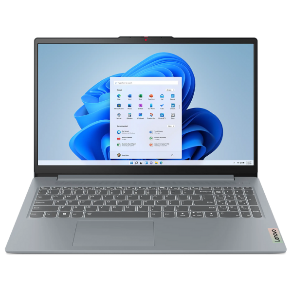 Ноутбук Lenovo IdeaPad Slim 3 15AMN8 AMD Ryzen 5 7520U/8Gb (soldered D5)/SSD512Gb/UMA/15.6"/IPS/FHD/1920x1080/60Hz/NoOS/Grey/1.62kg