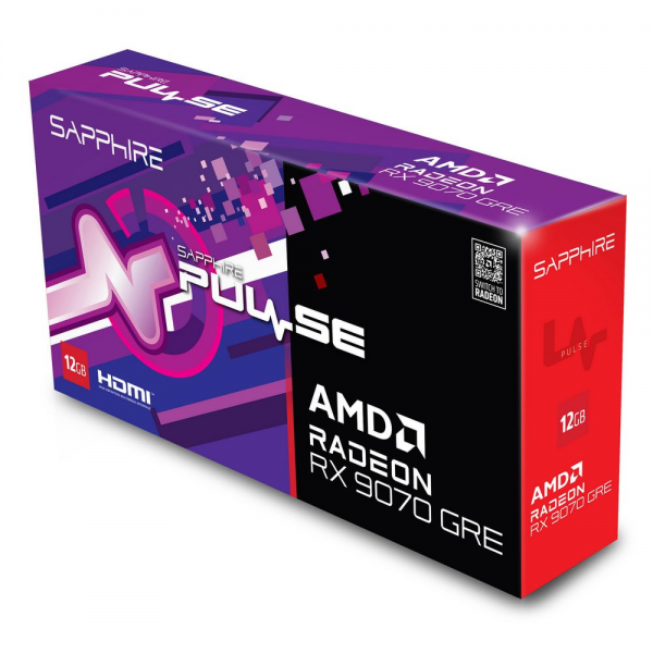 Видеокарта Sapphire RX 9070 GRE GAMING OC 12GB GDDR6 192bit 2xDP 2xHDMI 2FAN RTL