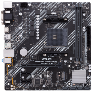 Материнская плата ASUS PRIME A520M-E/CSM A520, AM4, 2*DDR4, 1*PCIEx16, 2*PCIEx1, 1xM.2, 6*USB3.2Gen1, 6*USB2.0, 4xSATA3.0, 1G, VGA, DVI, HDMI, M-ATX, RTL