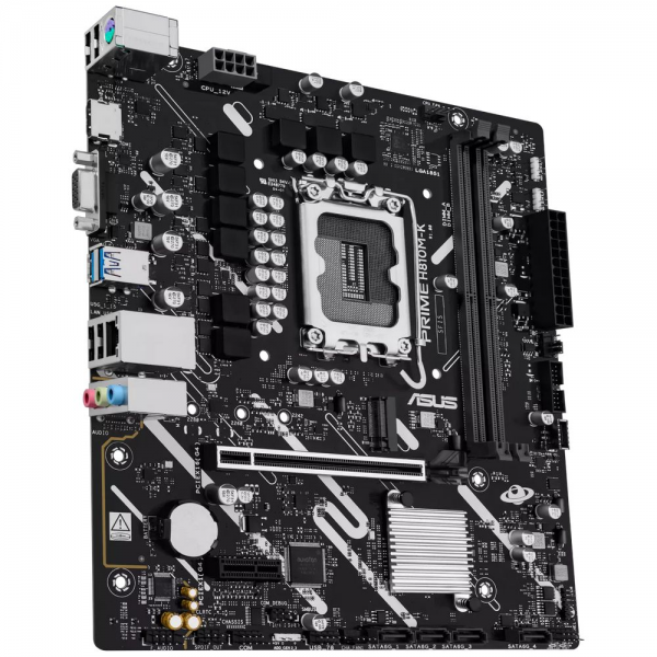 Материнская плата ASUS PRIME H810M-K H810, LGA1851, 2*DDR5, 1*PCIEx16, 1*PCIEx1, 1*M.2, 1xTypeC, 4*USB3.2Gen1, 6*USB2.0, 4*SATA3.0, 1G, VGA, HDMI, M-ATX, RTL
