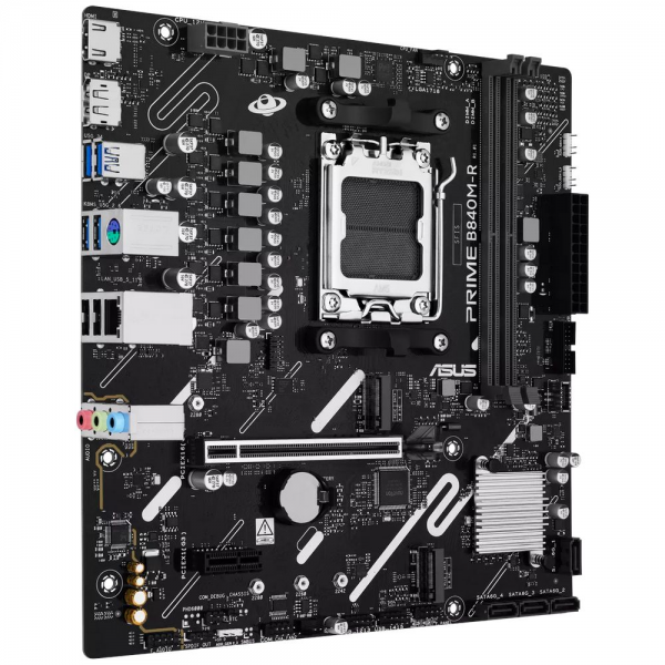 Материнская плата ASUS PRIME B840M-R B840, AM5, 2*DDR5, 1*PCIEx16, 1*PCIEx1, 2*M.2, 1xTypeC, 6*USB3.2Gen1, 4*USB2.0, 4*SATA3.0, 1G, DP, HDMI, M-ATX, RTL
