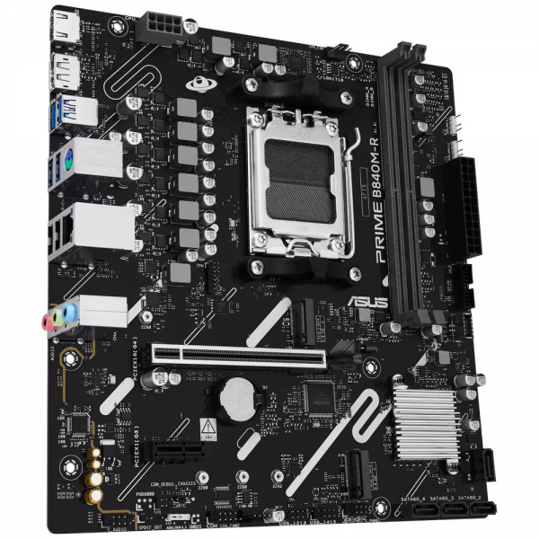 Материнская плата ASUS PRIME B840M-R B840, AM5, 2*DDR5, 1*PCIEx16, 1*PCIEx1, 2*M.2, 1xTypeC, 6*USB3.2Gen1, 4*USB2.0, 4*SATA3.0, 1G, DP, HDMI, M-ATX, RTL