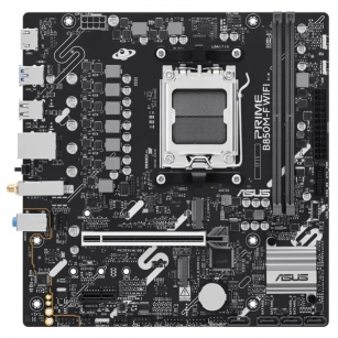 Материнская плата ASUS PRIME B850M-F WIFI B850, AM5, 2*DDR5, 1*PCIEx16, 1*PCIEx1, 2*M.2, 1xTypeC, 4*USB3.2Gen1, 8*USB2.0, 4*SATA3.0, 1G, HDMI, M-ATX, RTL