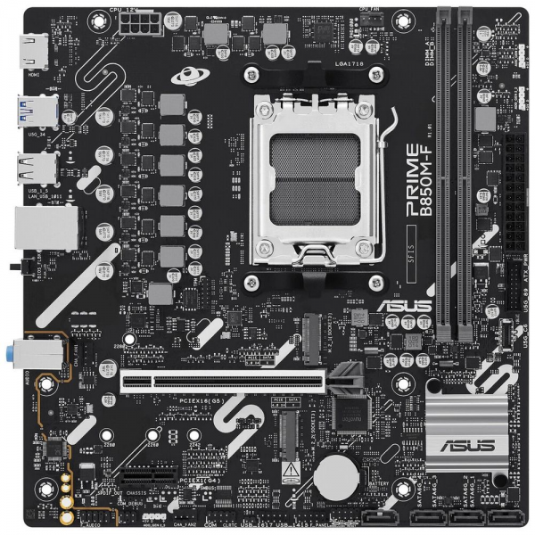 Материнская плата ASUS PRIME B850M-F B850, AM5