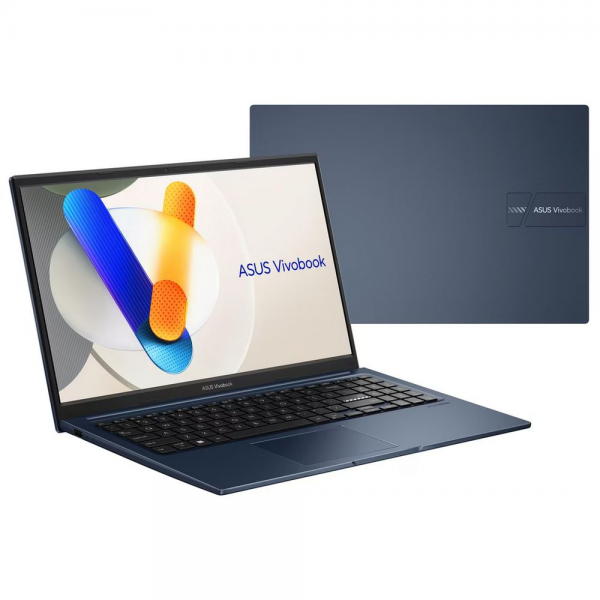 Ноутбук ASUS Vivobook 15 X1504VA-BQ4623 Intel Core 5 120U/16Gb (D5)/SSD1Tb/UMA/15.6"/IPS/FHD/1920x1080/60Hz/NoOS/Blue/1.7kg