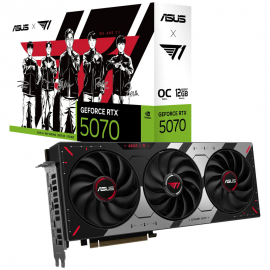 Видеокарта ASUS RTX5070 T1 GAMING OC 12GB GDDR7 192bit 3xDP HDMI 3FAN RTL (T1-RTX5070-O12G-GAMING)
