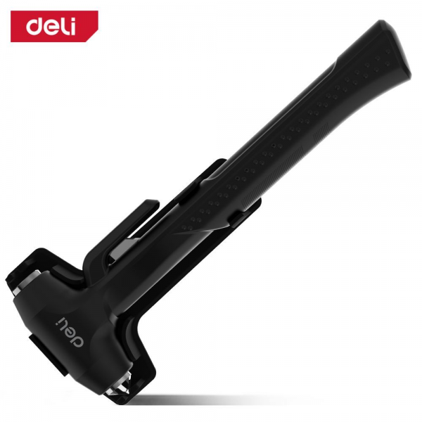 Молоток аварийный с ножом Deli DL871001