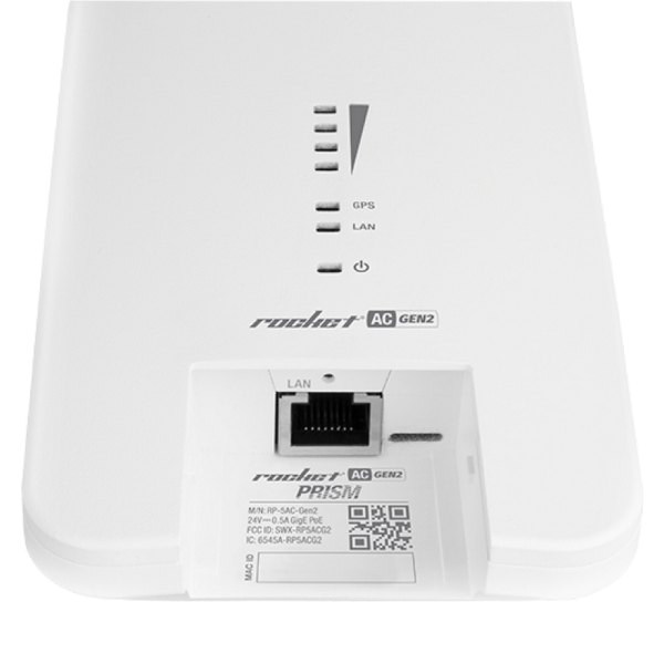 Точка доступа Wi-Fi Bad Pack Rocket 5AC PRISM Gen2 (RP-5AC-Gen2) Ubiquiti точка доступа 5 ГГц,PtMP/PtP,airMAX ac фильтры airPrism, GPS Sync (020268) {10}