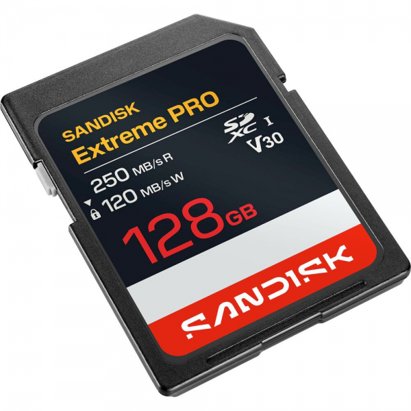 Карта памяти SanDisk Extreme Pro SD UHS-I 128GB SD 250MB/s(R) / 120MB/s(W) (SDSDXXJ-128G-GSCIN)