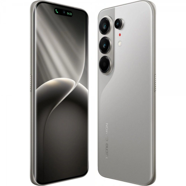 Смартфон Tecno Camon 50 Ultra 5G 12+256 GB, серебристый (CN7C 256+12, Nebula Titanium)