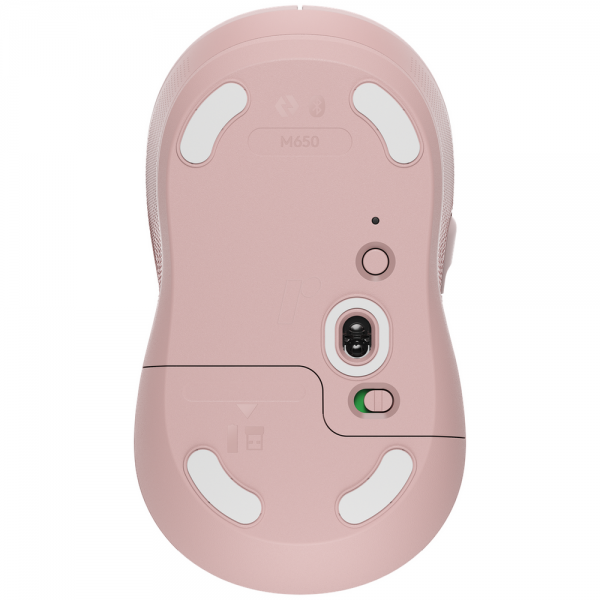 Беспроводная мышь Logitech Signature M650 Bluetooth, розовая (910-006391)