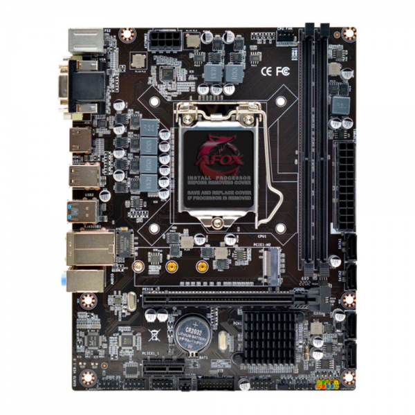 Материнская плата Afox Bad Pack IH510-MA2-V2 LGA1200 mATX 2xDDR4 PCIEx16 PCIEx1 M.2 HDMI DVI VGA bp