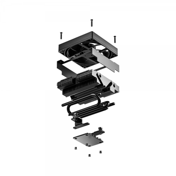 Вентилятор Cooler ID-Cooling IS-47XT V2 100W/PWM/ all Intel /AMD AM4,AM5/ Low profile/Screws