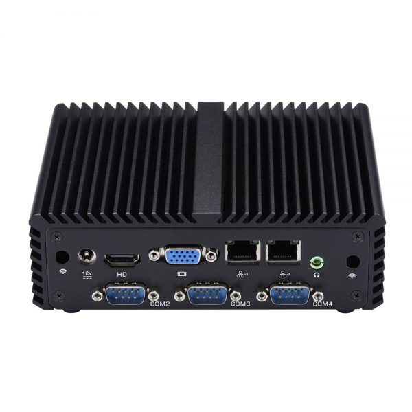 Мини ПК Qotom Q190P-S08 J1900, 4Gb RAM, 128Gb SSD
