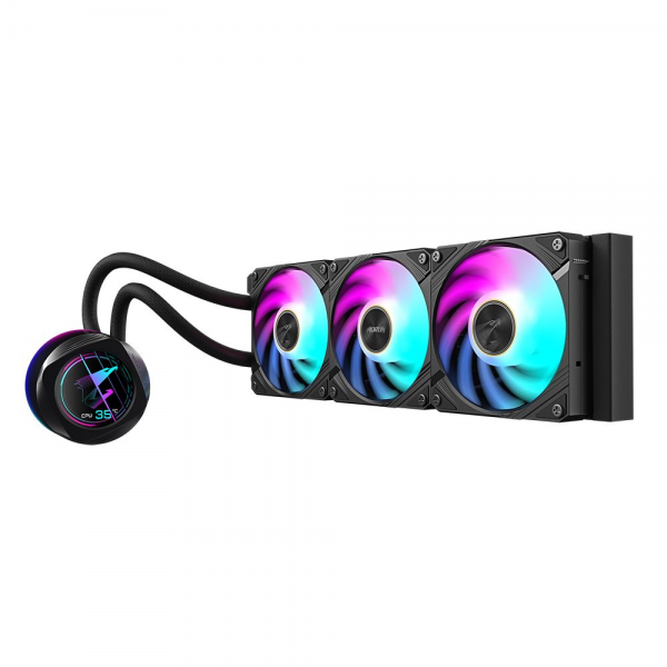 Жидкостная система охлаждения Gigabyte AORUS WATERFORCE X II 360 3 x 120mm ARGB Fan, sTR5, RTL