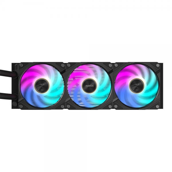 Жидкостная система охлаждения Gigabyte AORUS WATERFORCE X II 360 3 x 120mm ARGB Fan, sTR5, RTL