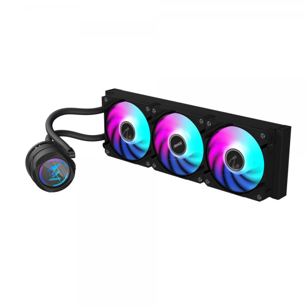 Жидкостная система охлаждения Gigabyte AORUS WATERFORCE II 360 3 x 120mm ARGB Fan, sTR5, RTL