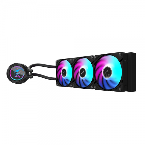 Жидкостная система охлаждения Gigabyte AORUS WATERFORCE II 360 3 x 120mm ARGB Fan, sTR5, RTL