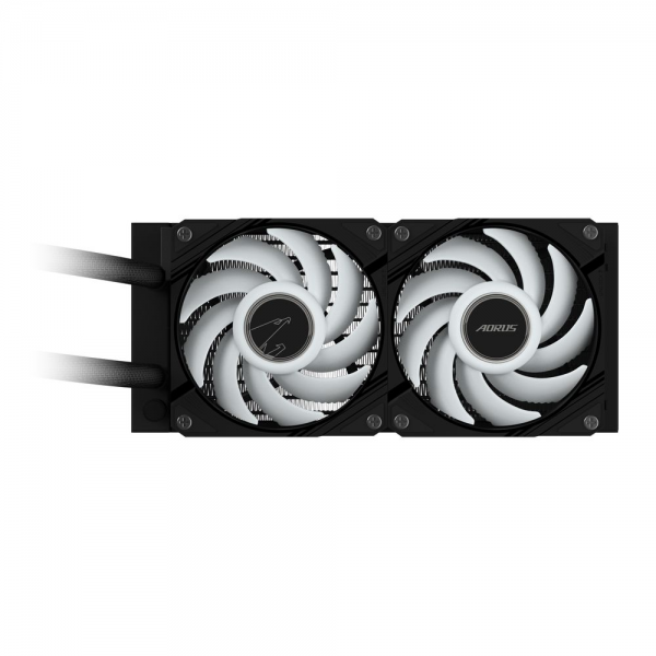 Жидкостная система охлаждения Gigabyte AORUS WATERFORCE II 240 2 x 120mm ARGB Fan, sTR5, RTL