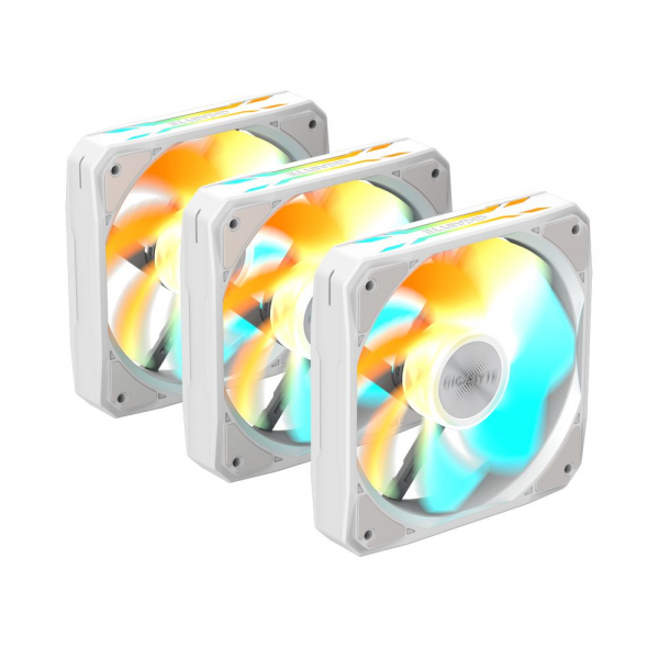 Вентилятор в корпус Gigabyte GBT EZRVSFAN1203 ICE 3X120mm ARGB FANs set. PWM, 3 Pin