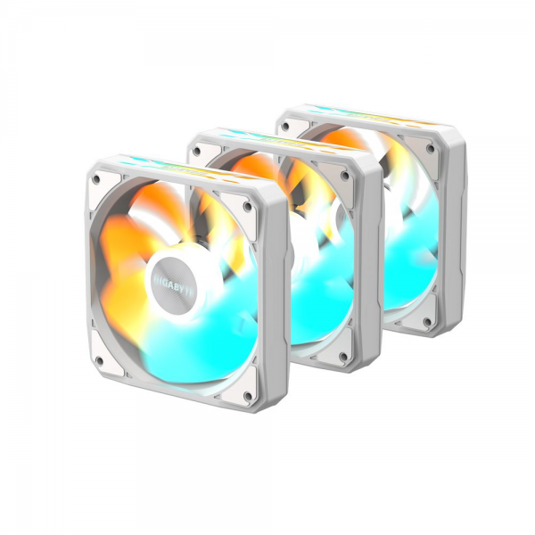 Вентилятор в корпус Gigabyte GBT EZRVSFAN1203 ICE 3X120mm ARGB FANs set. PWM, 3 Pin