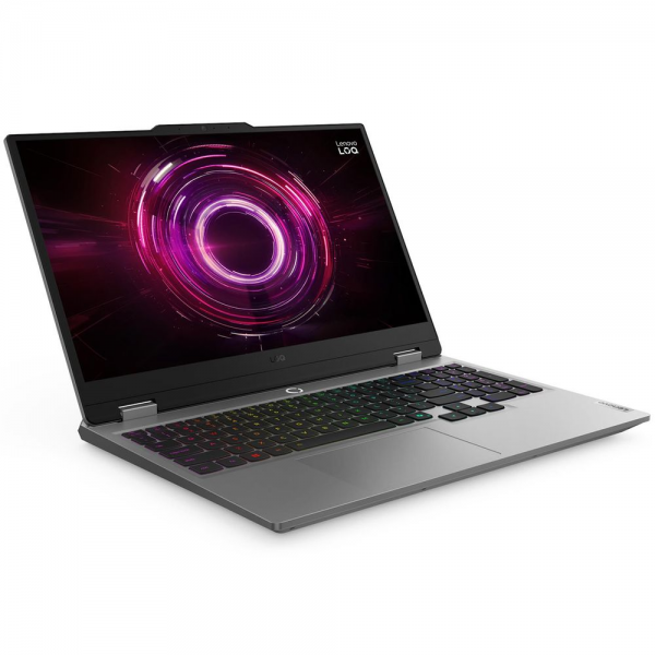 Ноутбук Lenovo LOQ 15AHP10 Gen 10 AMD Ryzen 7 250/16Gb (1*16 D5)/SSD512Gb/RTX5050 8Gb (100W)/15.6"/IPS/FHD/1920x1080/144Hz/Win11 (SL Polish)/RJ-45/Grey/2.4kg