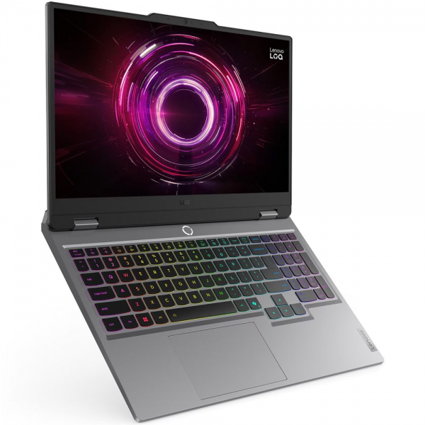 Ноутбук Lenovo LOQ 15AHP10 Gen 10 AMD Ryzen 7 250/16Gb (1*16 D5)/SSD512Gb/RTX5050 8Gb (100W)/15.6"/IPS/FHD/1920x1080/144Hz/Win11 (SL Polish)/RJ-45/Grey/2.4kg