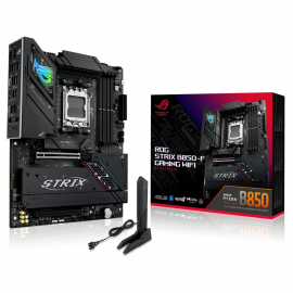 Материнская плата ASUS Bad Pack ROG STRIX B850-F GAMING WIFI AM5 ATX 4xDDR5 2xPCIEx16 4xM.2 2хUSB-C DP HDMI 2.5GLAN Wi-Fi 7  bp