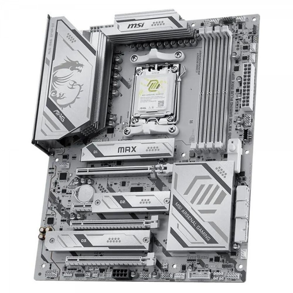 Материнская плата MSI MAG X870E GAMING PLUS MAX WIFI X870E, AM5, 4*DDR5, 3*PCIEx16, 1xPCIEx1, 3*M.2, 2*TypeC, 2*USB3.2Gen2, 6*USB3.2Gen1, 10*USB2.0, 4*SATA3.0, 5G, 1*Type-C(DP), HDMI, ATX, RTL