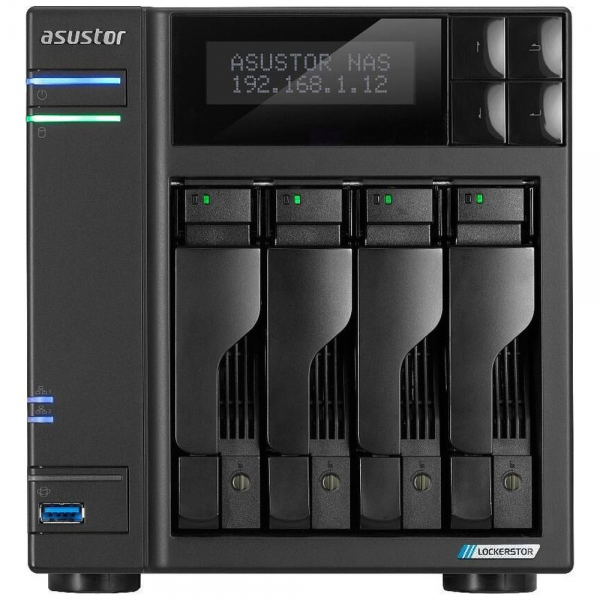 Платформа СХД ASUSTOR AS6704T V2 4 Bay 4xM.2 2x5GLAN 8GB (Max.16GB) DDR4 3xUSB HDMI