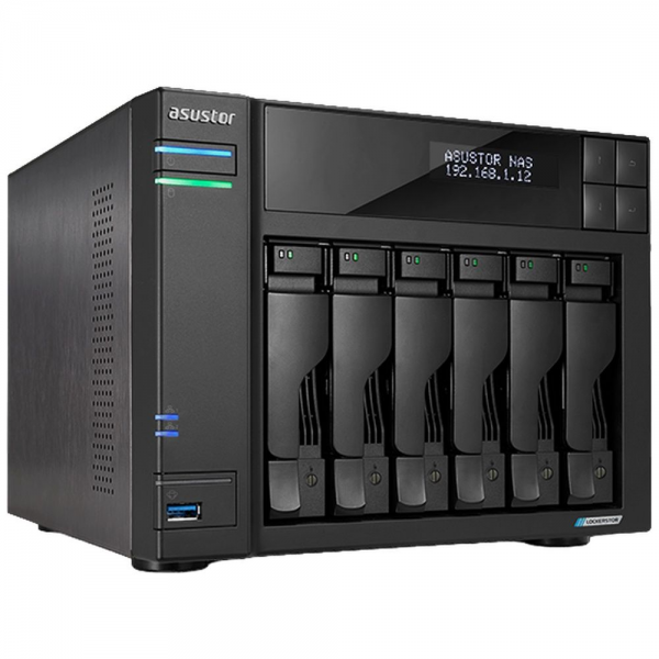 Платформа СХД ASUSTOR AS6706T V2 6 Bay 4xM.2 2x5GLAN 8GB (Max.16GB) DDR4 3xUSB HDMI