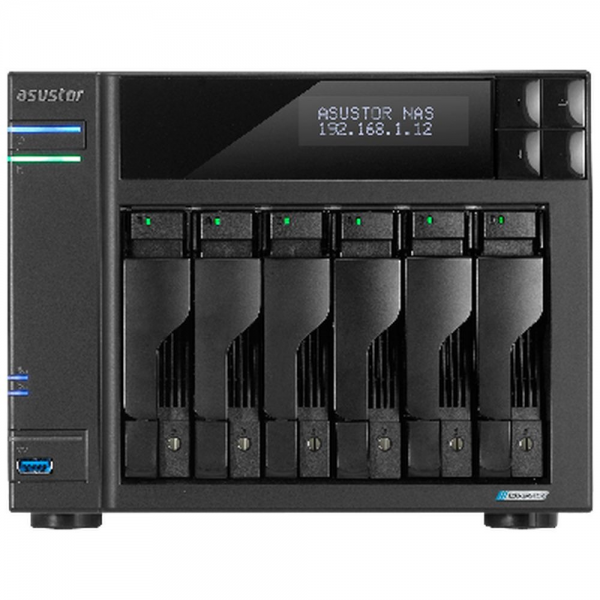 Платформа СХД ASUSTOR AS6706T V2 6 Bay 4xM.2 2x5GLAN 8GB (Max.16GB) DDR4 3xUSB HDMI