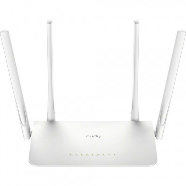 Маршрутизатор CUDY WR1300 V5 AC1200 Gigabit Wi-Fi Mesh Router WR1300 V5 AC1200 Gigabit Dual Band Wi-Fi Mesh Router, Chipset MediaTek, 5 × 10/100/1000Mbps RJ45 Ports, 4 x 5dBi fixed antennas, WiFi router/AP/ Repeater/WISP Mode, 802.11ac/a/b/g/n, 867Mbps a