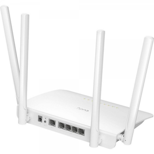 Маршрутизатор CUDY WR1300 V5 AC1200 Gigabit Wi-Fi Mesh Router WR1300 V5 AC1200 Gigabit Dual Band Wi-Fi Mesh Router, Chipset MediaTek, 5 × 10/100/1000Mbps RJ45 Ports, 4 x 5dBi fixed antennas, WiFi router/AP/ Repeater/WISP Mode, 802.11ac/a/b/g/n, 867Mbps a