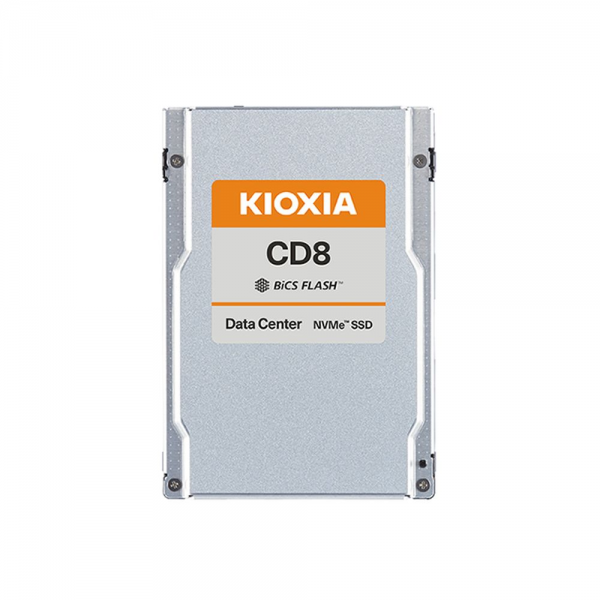 Твердотельный накопитель SSD KIOXIA Enterprise SSD KCD81VUG3T20 3D TLC NAND, PCIe 4.0 NVMe (x4), W/R 7200/3800, 3 DWPD, MTBF 2.5