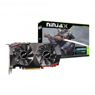 Видеокарта Ninja Bad Pack GTX1050 4GB GDDR5 128bit DVI DP HDMI 2FAN RTL bp