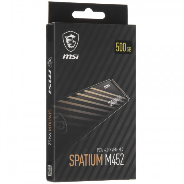 Твердотельный накопитель SSD MSI M.2 2280 500GB MSI SPATIUM M452 Client SSD