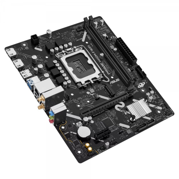 Материнская плата ASUS PRIME H610M-F WIFI H610, LGA1700, 2*DDR5, 4*DDR5, 1*PCIEx16, 1*PCIEx1, 1*M.2, 4*USB3.2Gen1, 5*USB2.0, 2*SATA3.0, 1G, 2*HDMI, M-ATX, RTL
