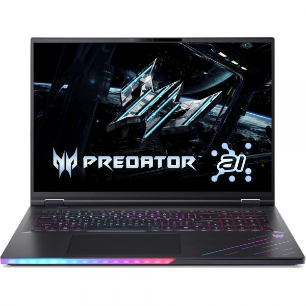 Ноутбук Acer Predator Helios 18 AI PH18-73-90A9 Intel Core Ultra 9 275HX/32Gb (2*16 D5)/SSD1Tb/RTX5090 24Gb (175W)/18"/IPS/WQUXGA/3840×2400/120Hz/NoOS/RJ-45/Black/3.5kg