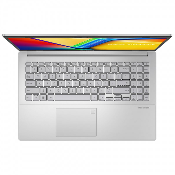 Ноутбук ASUS Vivobook Go 15 E1504FA-BQ5029 AMD Ryzen 5 40/8Gb (soldered D5)/SSD512Gb/UMA/15.6"/IPS/FHD/1920x1080/60Hz/NoOS/Silver/1.63kg