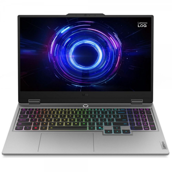 Ноутбук Lenovo LOQ 15IRX10 Intel Core i7-14700HX/16Gb (1*16 D5)/SSD1Tb/RTX5060 8Gb (100W)/15.6"/IPS/FHD/1920x1080/144Hz/NoOS/RJ-45/Luna Grey/2.4kg