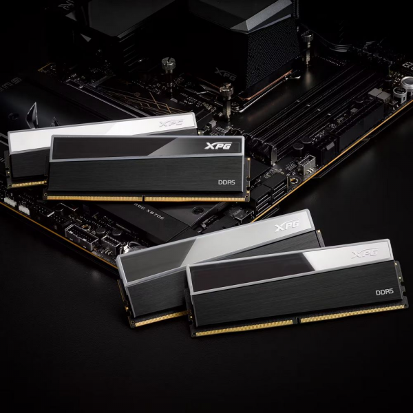Модуль памяти XPG 16GB DDR5 5600 DIMM XPG NOVAKEY RGB AX5U5600C4616G-CNKRBK On-Die ECC, CL46-45-45, 1.1V, Heat Shield, RTL