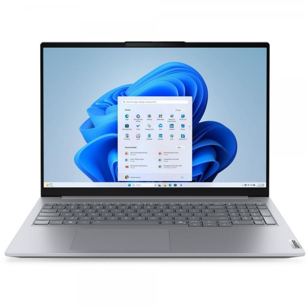 Ноутбук Lenovo ThinkBook 16 G8 IAL Intel Core Ultra 5 225U/16Gb (1*16 D5)/SSD512Gb/UMA/16"/IPS/WUXGA/1920x1200/60Hz/NoOS/RJ-45/Arctic Grey/1.7kg