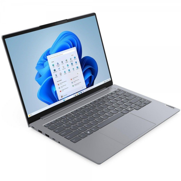 Ноутбук Lenovo ThinkBook 14 G7 ARP AMD Ryzen 5 7535HS/16Gb (1*16 D5)/SSD512Gb/UMA/14"/IPS/WUXGA/1920x1200/60Hz/NoOS/RJ-45/Arctic Grey/1.38kg