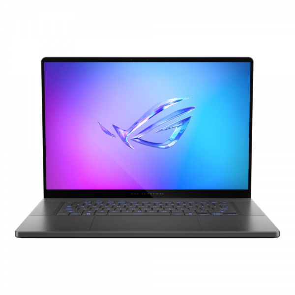 Ноутбук ASUS ROG Zephyrus G16 GU605CM-QR113 Intel Core Ultra i7 255H/32Gb (soldered D5)/SSD1Tb/RTX5060 8Gb (115W)/16"/OLED/WQXGA/2560x1600/240Hz/NoOS/Eclipse Gray/1.85kg